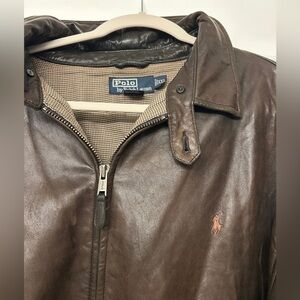 Vintage Ralph Lauren 100% Lambskin Leather Jacket